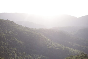 Naklejka premium Paesaggio collina