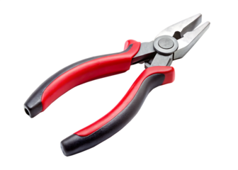 pliers isolated on white background as transparent. PNG