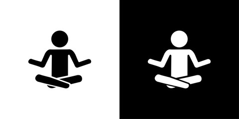 Relaxation icon Isolated flat vector in outline