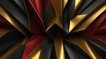Obraz premium Free photo Red , purple and yellow abstract painting new shap background 
