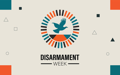 Disarmament week design templet  banner