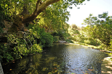 Sources du village d'Argyroupoli près de Réthymnon en Crète