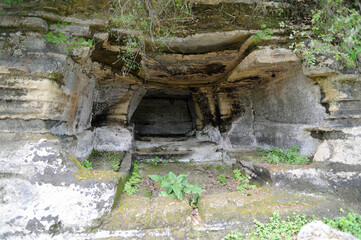 La nécropole de Lappa à Argyroupoli près de Réthymnon en Crète