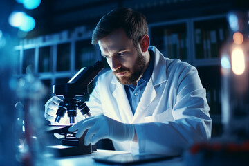 Innovation health and medical research modern medical science laboratory generative AI