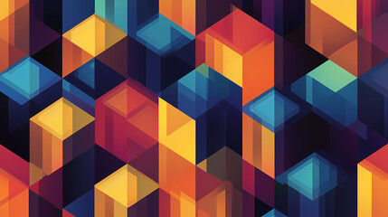 Op art seamless geometric background. modern abstract. generative ai. Op Art. Illustration