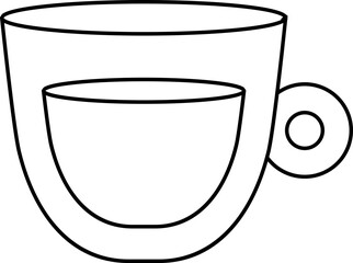 A cup of coffee with a hot drink.