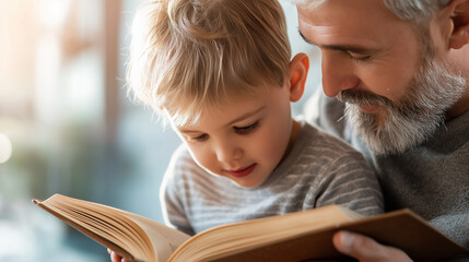 Fototapeta premium The book represents knowledge, culture, and the continuity of family wisdom