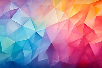 Obraz premium Abstract Geometric Pattern with Vibrant Colors