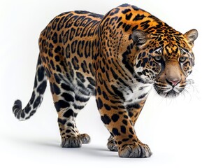 Naklejka premium Panthera on a white background