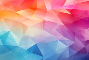 Obraz premium Abstract Geometric Pattern with Pastel Triangles and Stripes