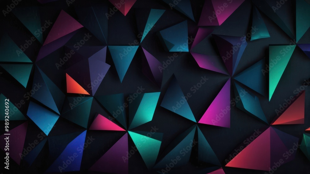 Sticker Abstract Geometric Pattern