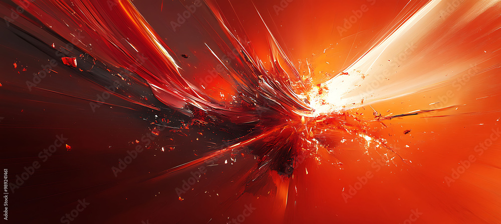 Poster artistic conceptsinspired abstract art piece where fluid brushstrokes sharp line coexist dynamic ten