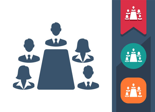 Business Meeting, Business Team Icon