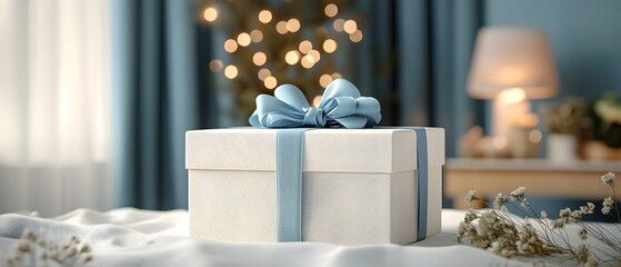 Customized gift box with name engraving elegant wrapping and 3D Luxury premium packaging for special occasions like Christmas birthday or anniversary