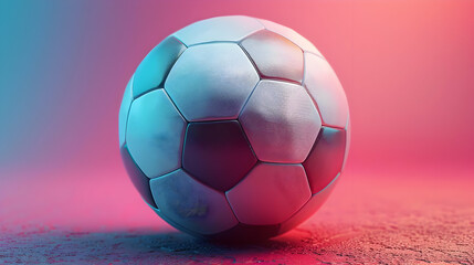Naklejka premium Futbol Soccer Ball 3D Render