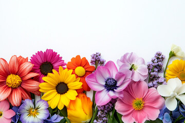 Beautiful flower image arrangement elements