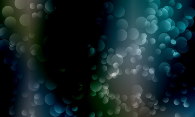 Abstract soft circular bokeh background. dark soft color artistic background.