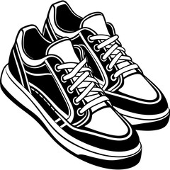 "Free Hand-Drawn Shoe Outline Vector Illustration - Download Now" 