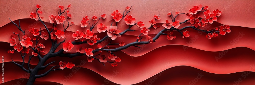 Poster japanese traditions this dynamic card celebrates cultural events with a spacious blank area on the l