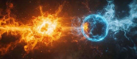 Visualizing the Fusion and Fission Processes A Photographic Concept Comparing the Two Methods of Nuclear Energy Production and Their Contrasting Characteristics