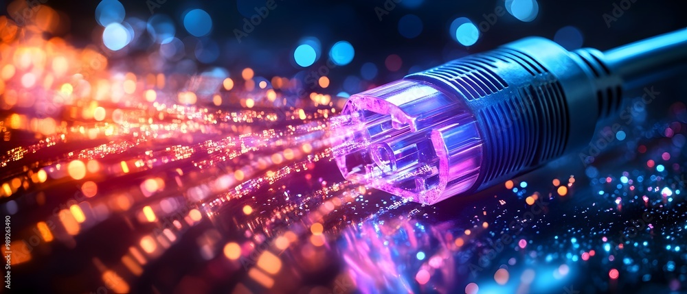 Poster broadband powered telecom services enabling a digital future through high speed internet and seamles