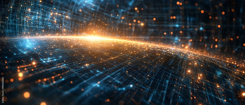 Aufkleber seamless data transmission in telecommunication visualizing the flow of online communication and inf