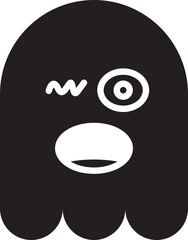 Worried Ghost Emoticon