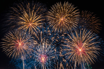 Fototapeta premium fireworks in the night sky