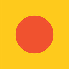 Bauhaus element. Modern geometric abstract shape in minimal style. Brutalism basic form, line, eye, circle and pattern, art vector icon. Colorful figure and dots simple design, white background