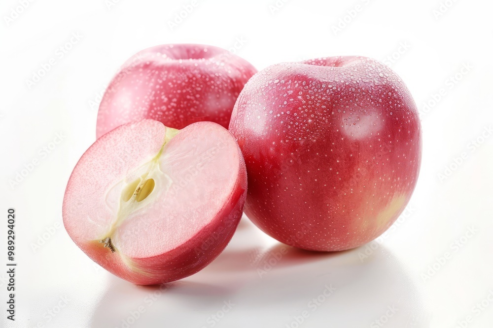 Wall mural a fresh kei apple isolated on white