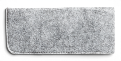 Gray Felt Reading Glasses Case