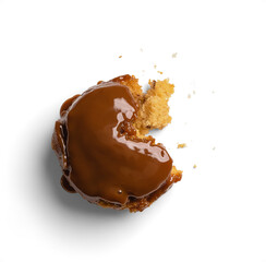 Half-eaten Salted Caramel Toffee Pudding