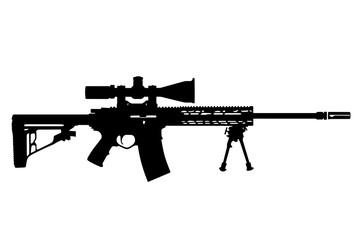 silhouette of a Precision Carbine