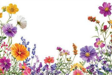 This beautiful watercolor flower arrangement elements