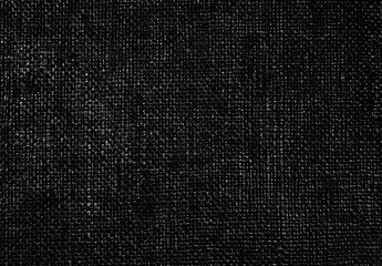 Black Canvas Fabric Texture Background