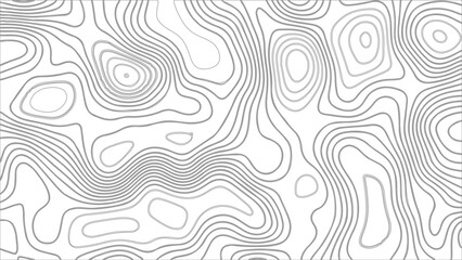 Topography vector background, banner. Imitation of a geographical map, contour lines. Modern design with topographic wavy pattern design.paper texture Imitation of a geographical map shades	
