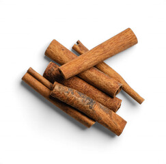 Pile of Rustic Cinnamon Sticks