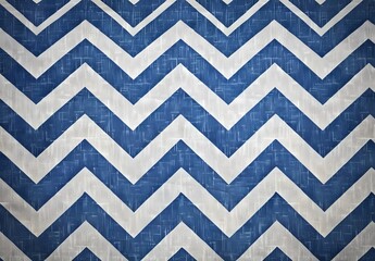 Blue Chevron Zigzag Fabric Texture Background