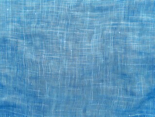 Light Blue Linen Fabric Texture Background