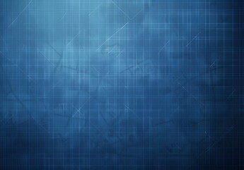 Blue Paper Blueprint Background With Grid Texture