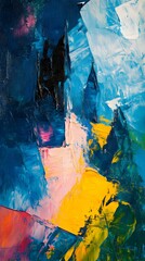 Oil Painting, Watercolor, Floral, Nature, Colorful, Abstract Image, Texture, Pattern Background, Wallpaper, Smartphone, PC, Laptop Cover and Screen, 9:16 and 16:9 Format