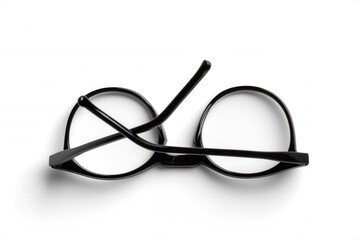 Top View Open Reading Glasses with Black Frame