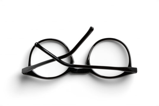 Top View Open Reading Glasses with Black Frame