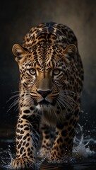 Naklejka premium mirada de tigre 