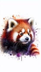 niedlicher roter Pandabär