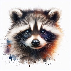 Obraz premium Waschbär