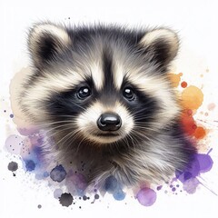 Obraz premium Waschbär