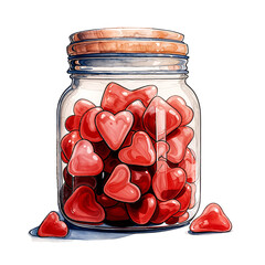 red heart candy