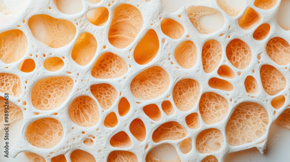 Poster intricate texture of fabric with cellular patterns