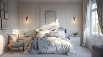 Illuminated bedroom decor
